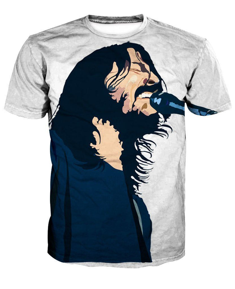 Foo Fighters 3D full over print Hoodie, Sweater, TShirt LK-320