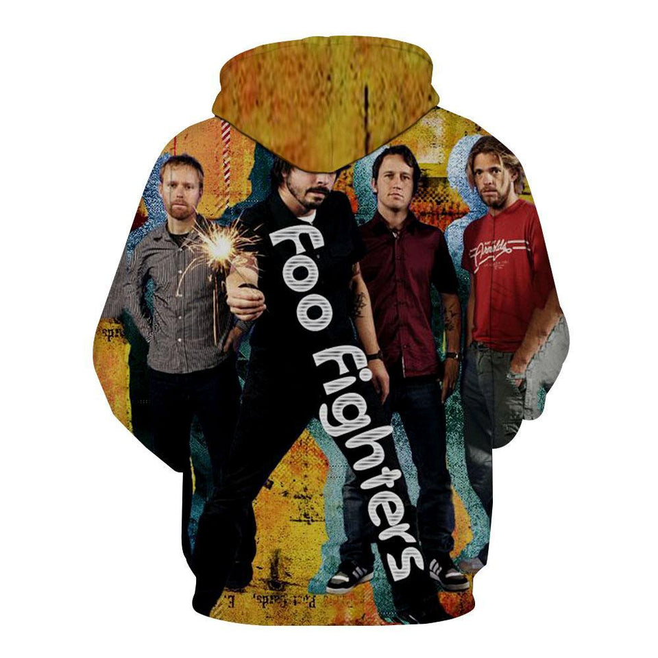 Foo Fighters 3D full over print Hoodie, Sweater, TShirt LK-321