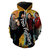 Foo Fighters 3D full over print Hoodie, Sweater, TShirt LK-321