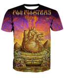 Foo Fighters 3D full over print Hoodie, Sweater, TShirt LK-323