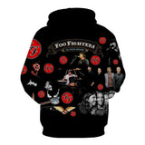 Foo Fighters 3D full over print Hoodie, Sweater, TShirt LK-324