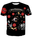 Foo Fighters 3D full over print Hoodie, Sweater, TShirt LK-324