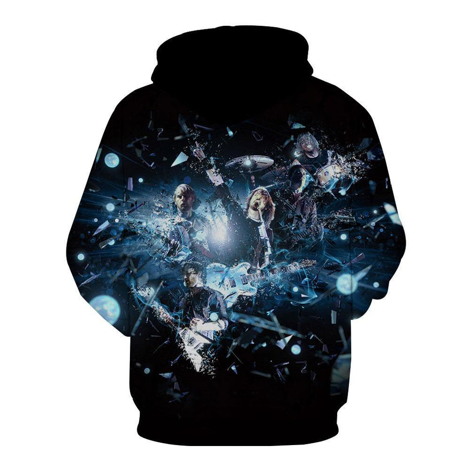 Foo Fighters 3D full over print Hoodie, Sweater, TShirt LK-326