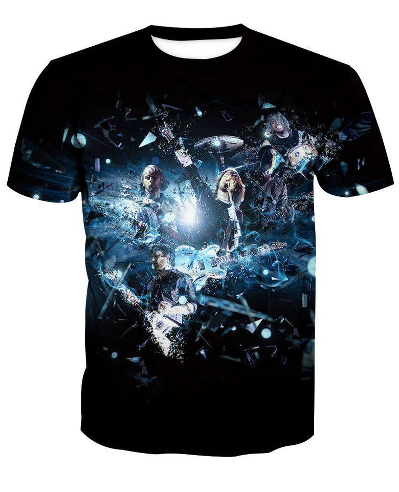 Foo Fighters 3D full over print Hoodie, Sweater, TShirt LK-326