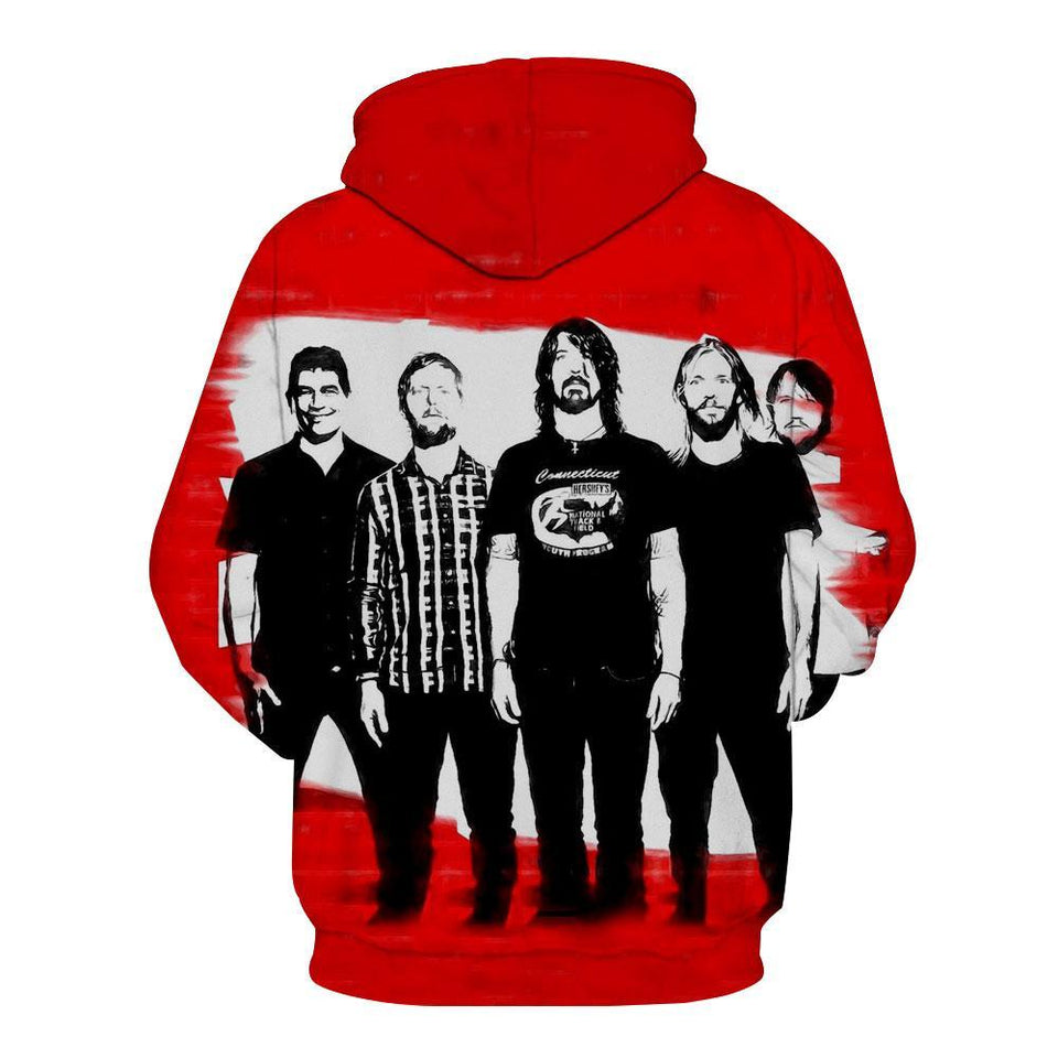 Foo Fighters 3D full over print Hoodie, Sweater, TShirt LK-327