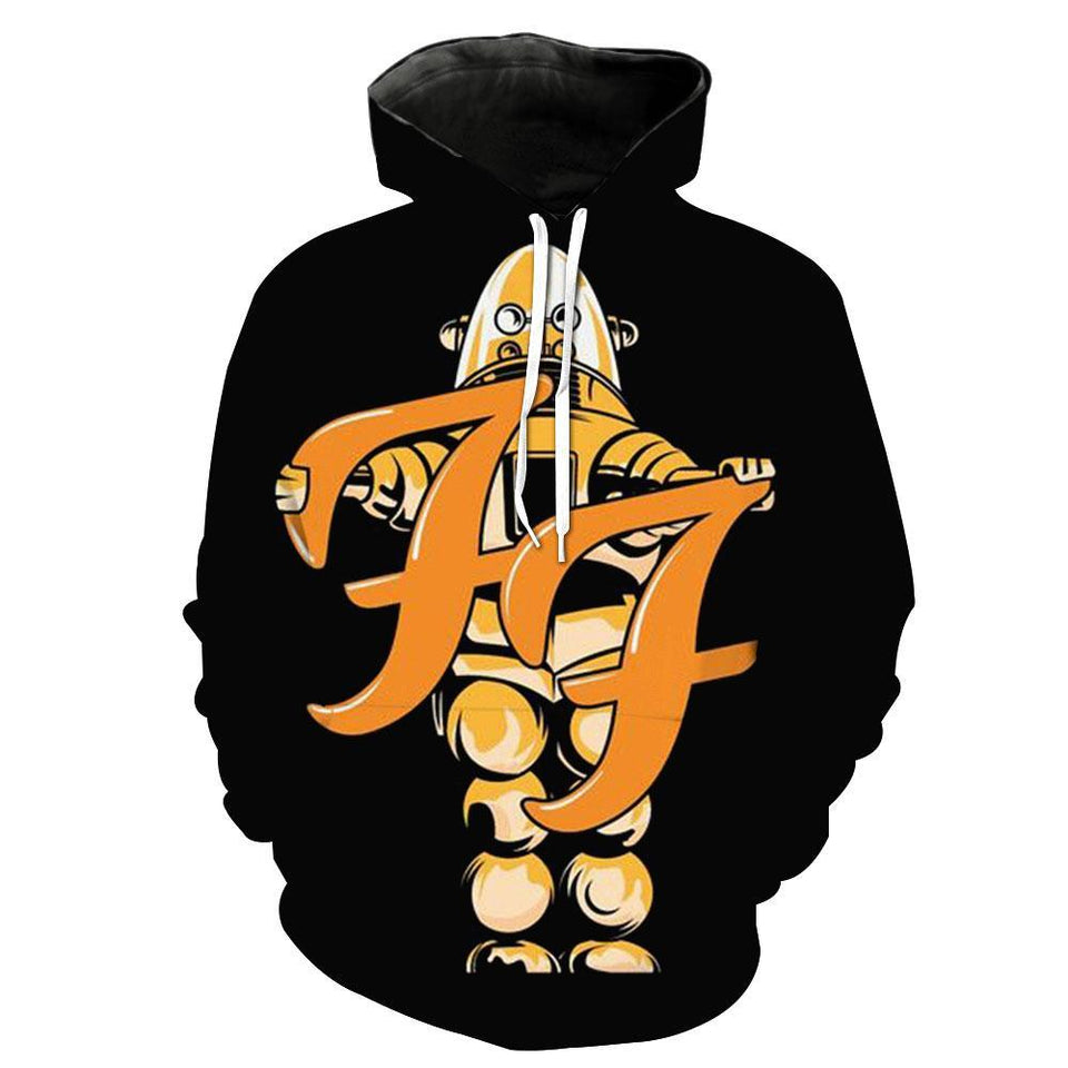 Foo Fighters 3D full over print Hoodie, Sweater, TShirt LK-330