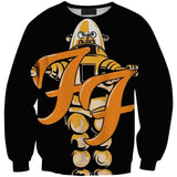 Foo Fighters 3D full over print Hoodie, Sweater, TShirt LK-330