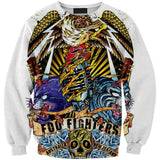 Foo Fighters 3D full over print Hoodie, Sweater, TShirt LK-333