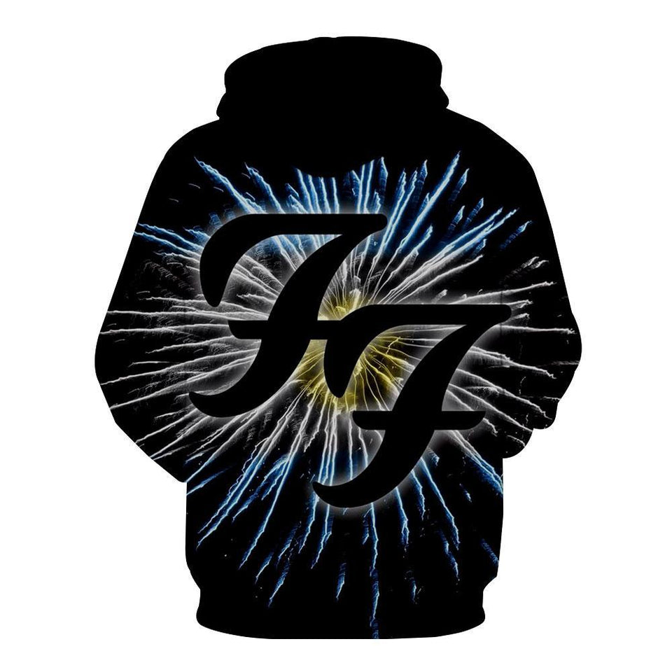 Foo Fighters 3D full over print Hoodie, Sweater, TShirt LK-334