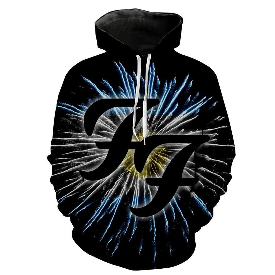 Foo Fighters 3D full over print Hoodie, Sweater, TShirt LK-334