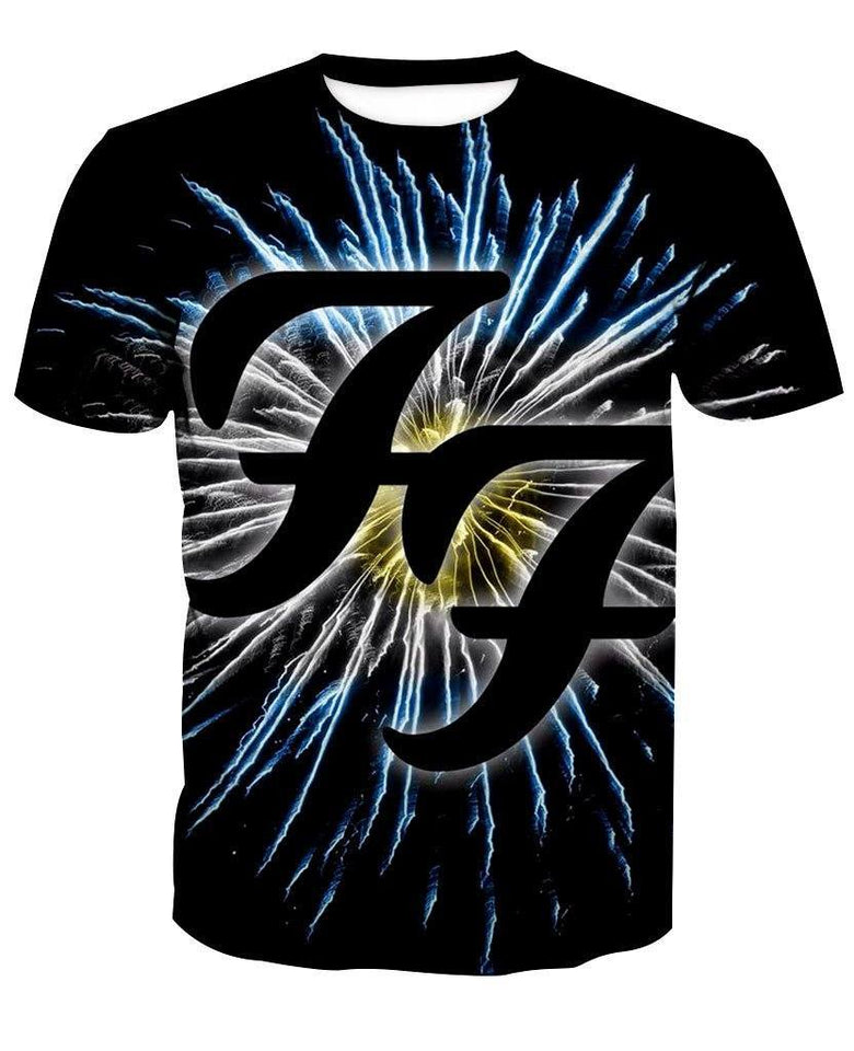 Foo Fighters 3D full over print Hoodie, Sweater, TShirt LK-334