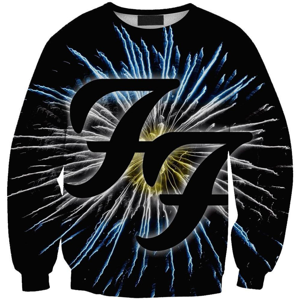 Foo Fighters 3D full over print Hoodie, Sweater, TShirt LK-334