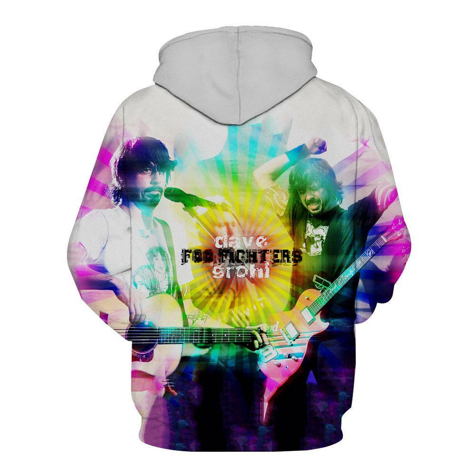 Foo Fighters 3D full over print Hoodie, Sweater, TShirt LK-335
