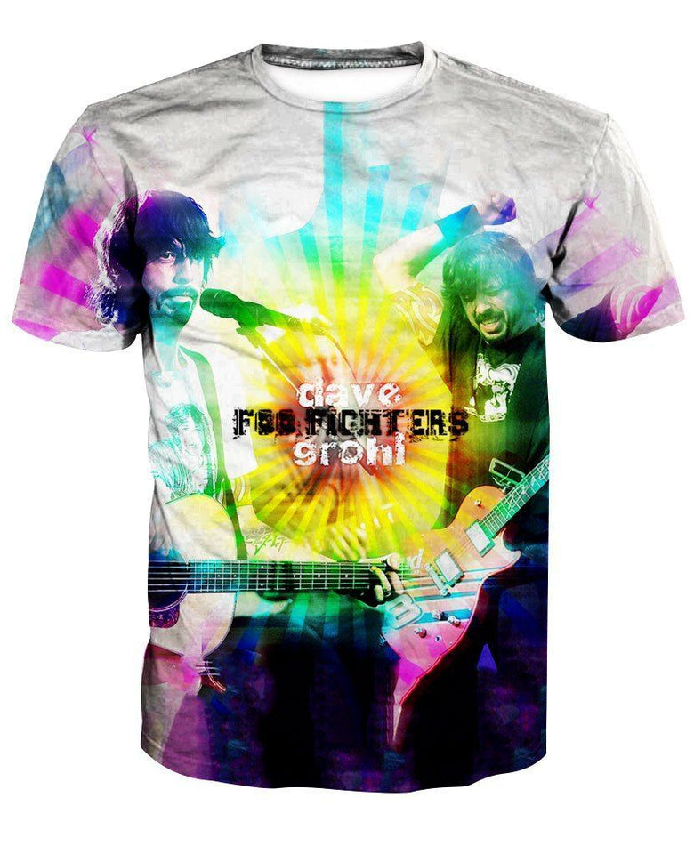 Foo Fighters 3D full over print Hoodie, Sweater, TShirt LK-335