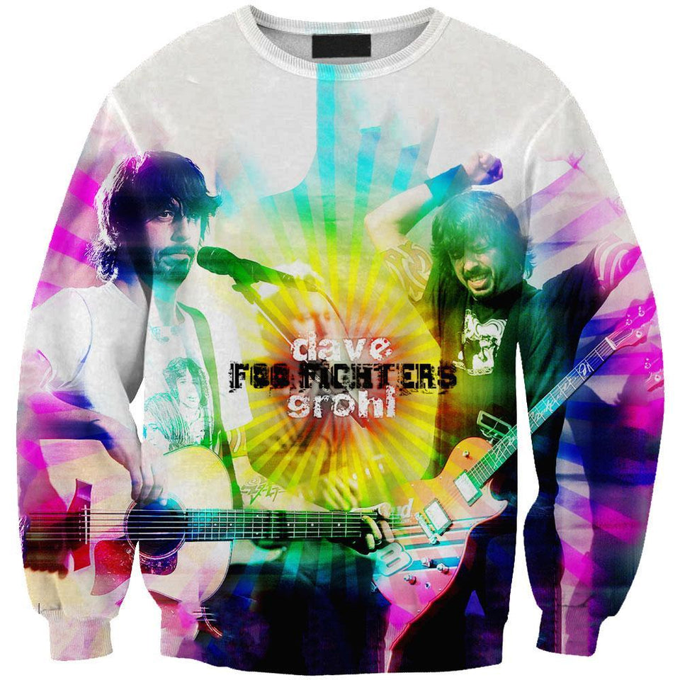Foo Fighters 3D full over print Hoodie, Sweater, TShirt LK-335