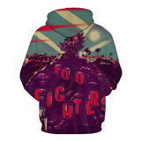 Foo Fighters 3D full over print Hoodie, Sweater, TShirt LK-336