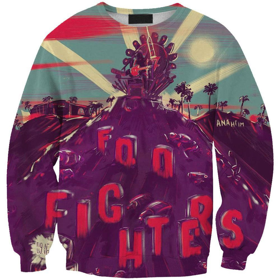 Foo Fighters 3D full over print Hoodie, Sweater, TShirt LK-336
