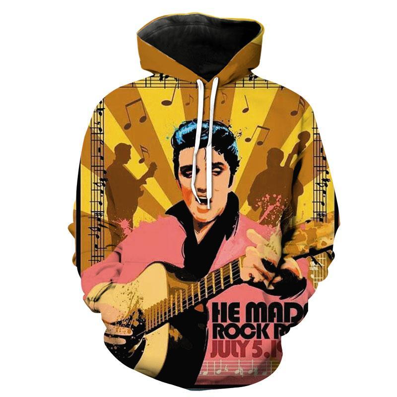 Elvis Presley 3D full over print Hoodie, Sweater, TShirt LK-379