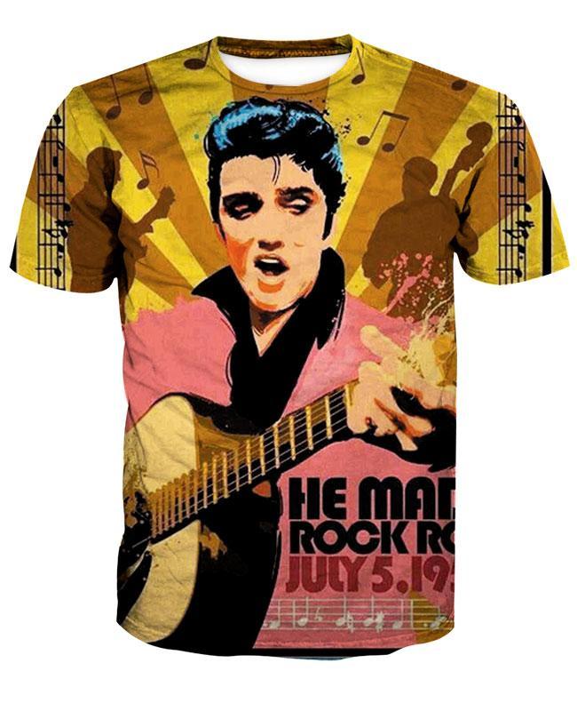 Elvis Presley 3D full over print Hoodie, Sweater, TShirt LK-379