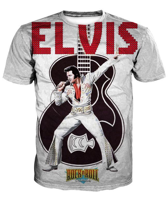 Elvis Presley 3D full over print Hoodie, Sweater, TShirt LK-383