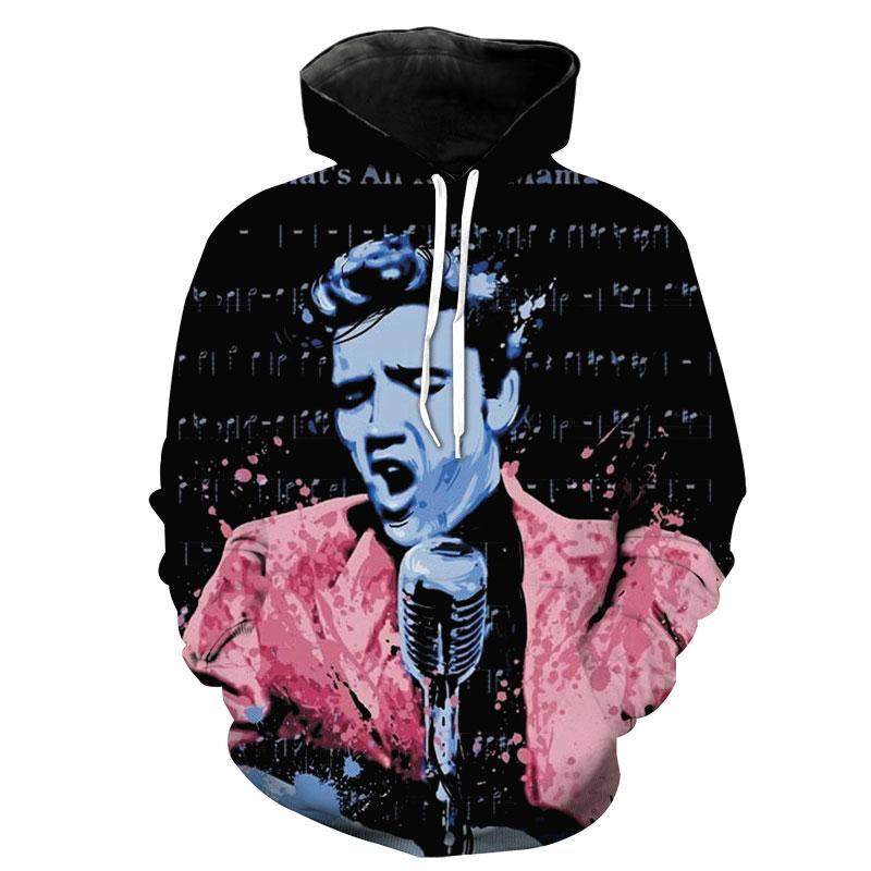 Elvis Presley 3D full over print Hoodie, Sweater, TShirt LK-384