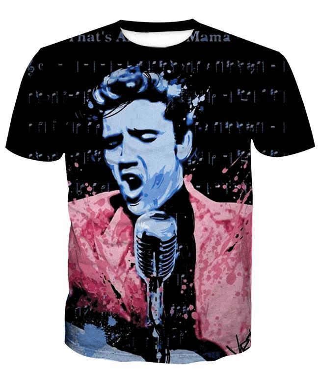 Elvis Presley 3D full over print Hoodie, Sweater, TShirt LK-384