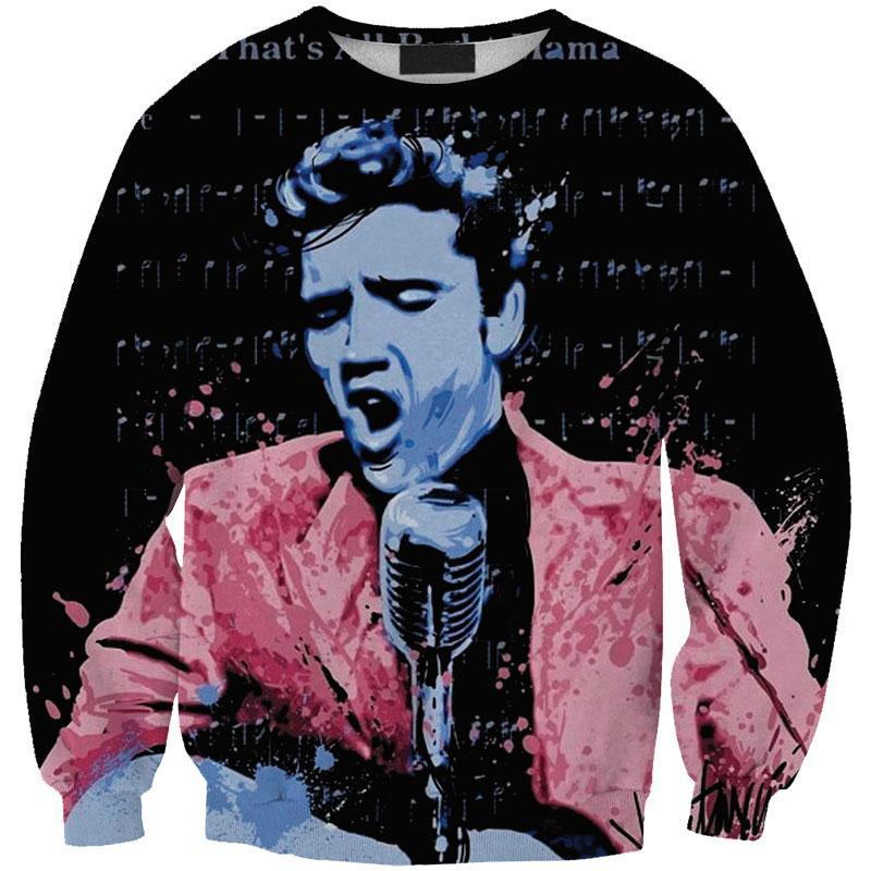 Elvis Presley 3D full over print Hoodie, Sweater, TShirt LK-384