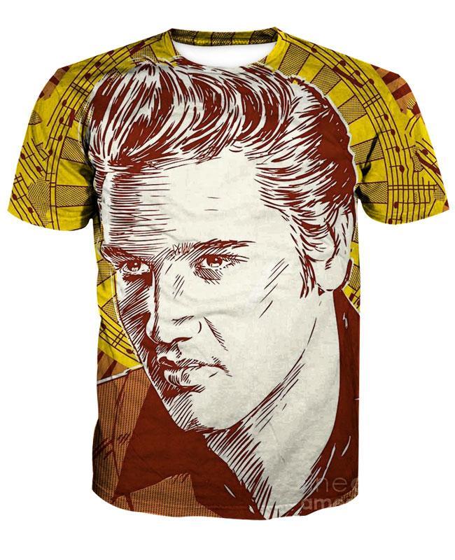 Elvis Presley 3D full over print Hoodie, Sweater, TShirt LK-388