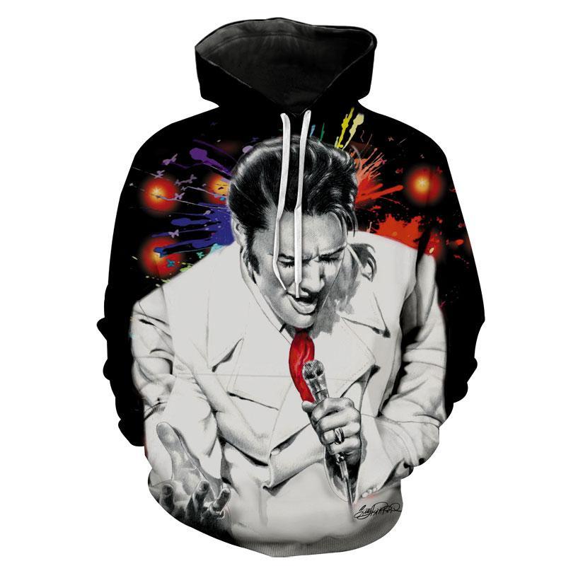 Elvis Presley 3D full over print Hoodie, Sweater, TShirt LK-398