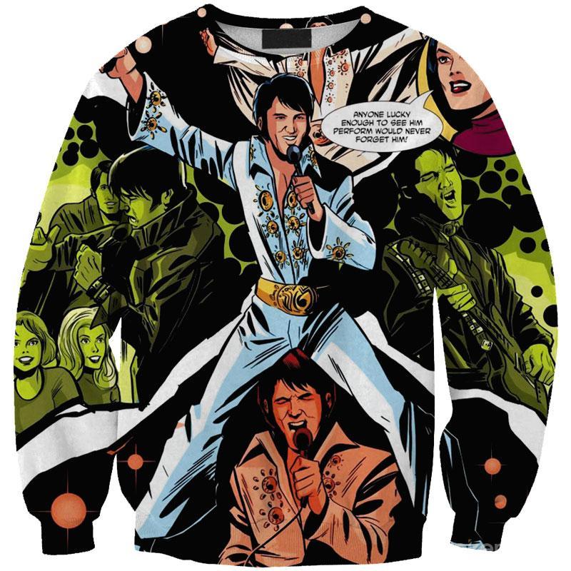 Elvis Presley 3D full over print Hoodie, Sweater, TShirt LK-399