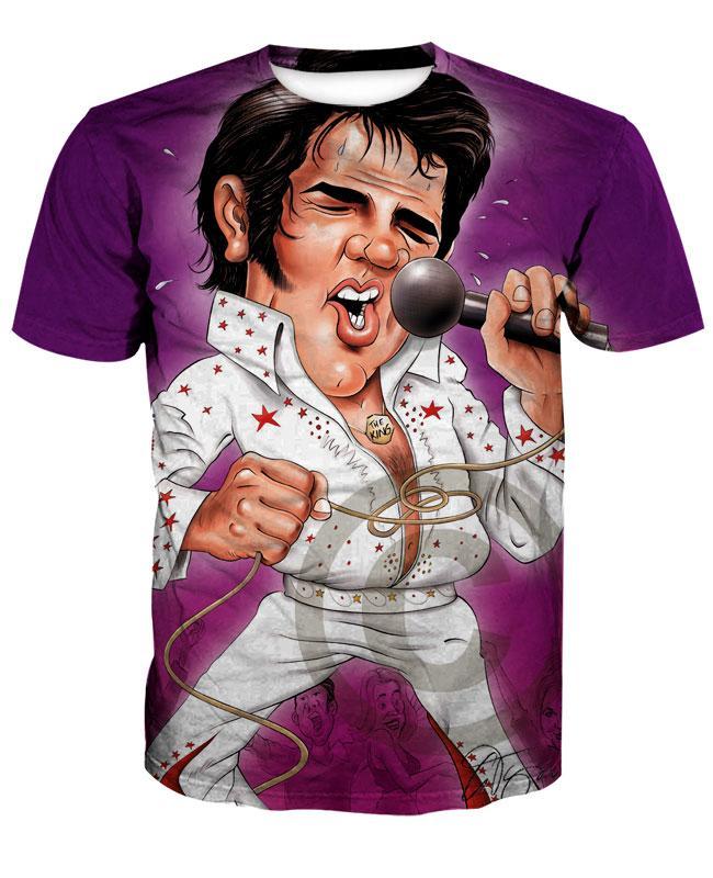 Elvis Presley 3D full over print Hoodie, Sweater, TShirt LK-400