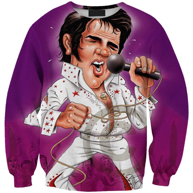 Elvis Presley 3D full over print Hoodie, Sweater, TShirt LK-400
