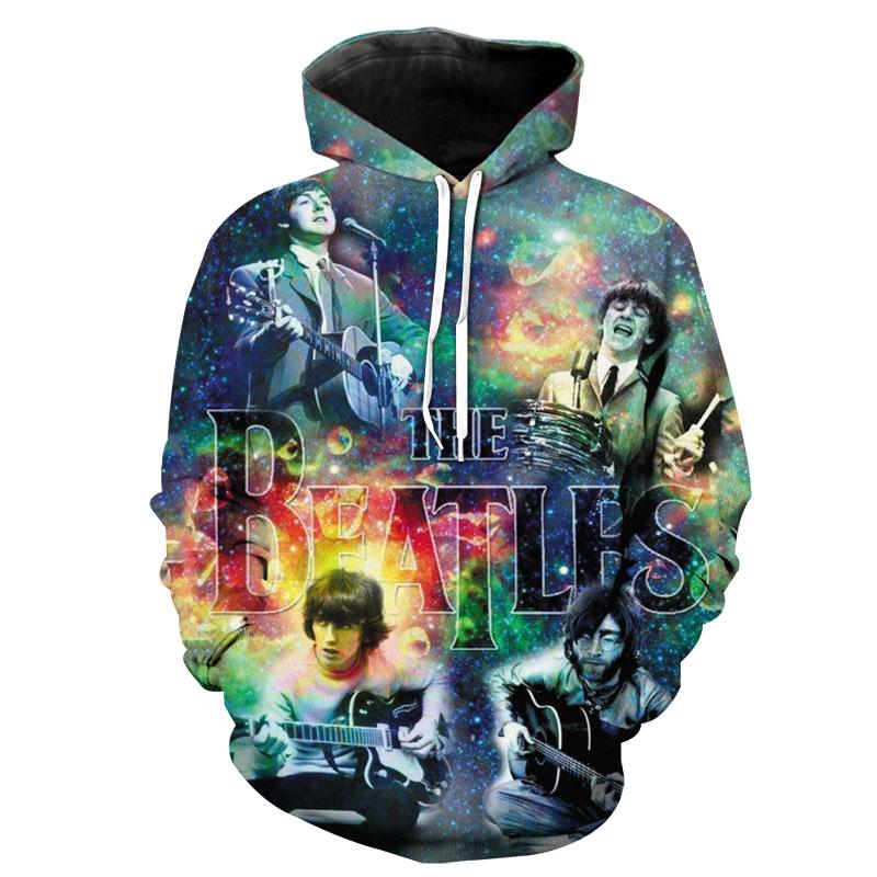 THE BEATLES 3D full over print Hoodie, Sweater, TShirt LK-409