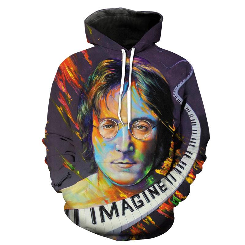THE BEATLES 3D full over print Hoodie, Sweater, TShirt LK-413