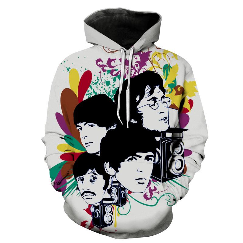 THE BEATLES 3D full over print Hoodie, Sweater, TShirt LK-415