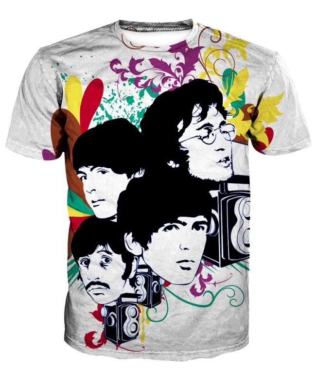 THE BEATLES 3D full over print Hoodie, Sweater, TShirt LK-415