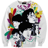 THE BEATLES 3D full over print Hoodie, Sweater, TShirt LK-415