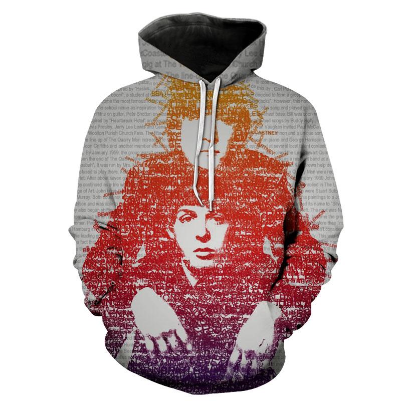 THE BEATLES 3D full over print Hoodie, Sweater, TShirt LK-417
