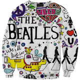 THE BEATLES 3D full over print Hoodie, Sweater, TShirt LK-419