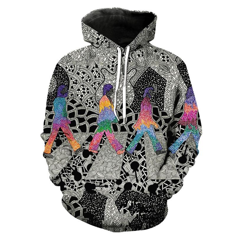 THE BEATLES 3D full over print Hoodie, Sweater, TShirt LK-420