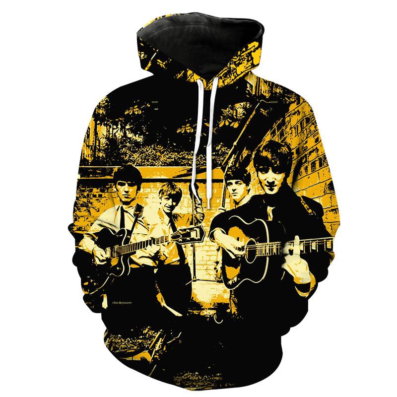 THE BEATLES 3D full over print Hoodie, Sweater, TShirt LK-422