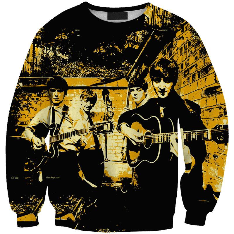 THE BEATLES 3D full over print Hoodie, Sweater, TShirt LK-422