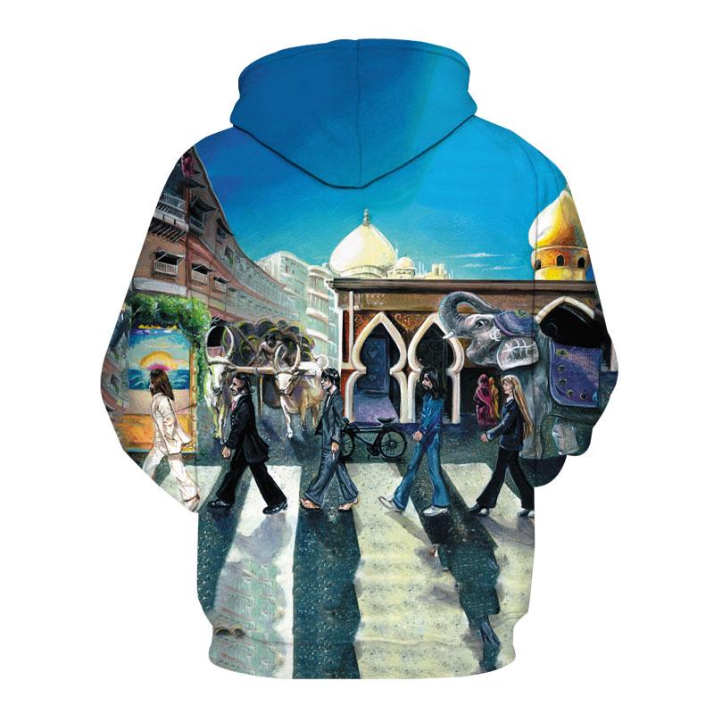 THE BEATLES 3D full over print Hoodie, Sweater, TShirt LK-424