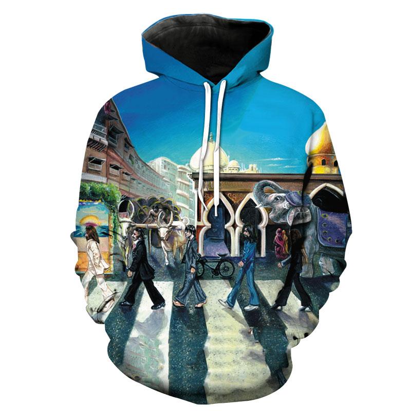 THE BEATLES 3D full over print Hoodie, Sweater, TShirt LK-424