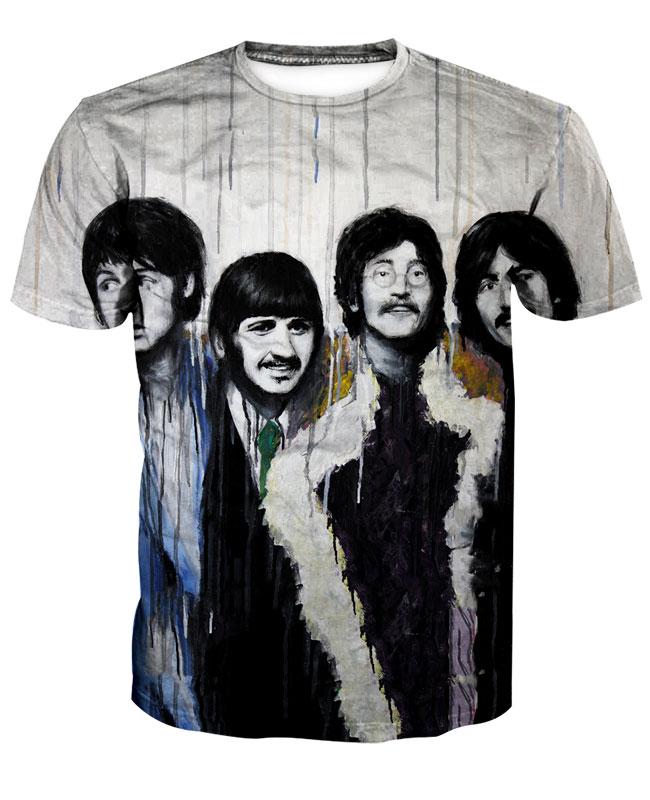 THE BEATLES 3D full over print Hoodie, Sweater, TShirt LK-426