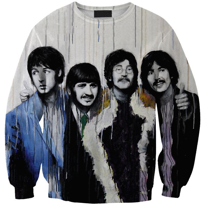 THE BEATLES 3D full over print Hoodie, Sweater, TShirt LK-426