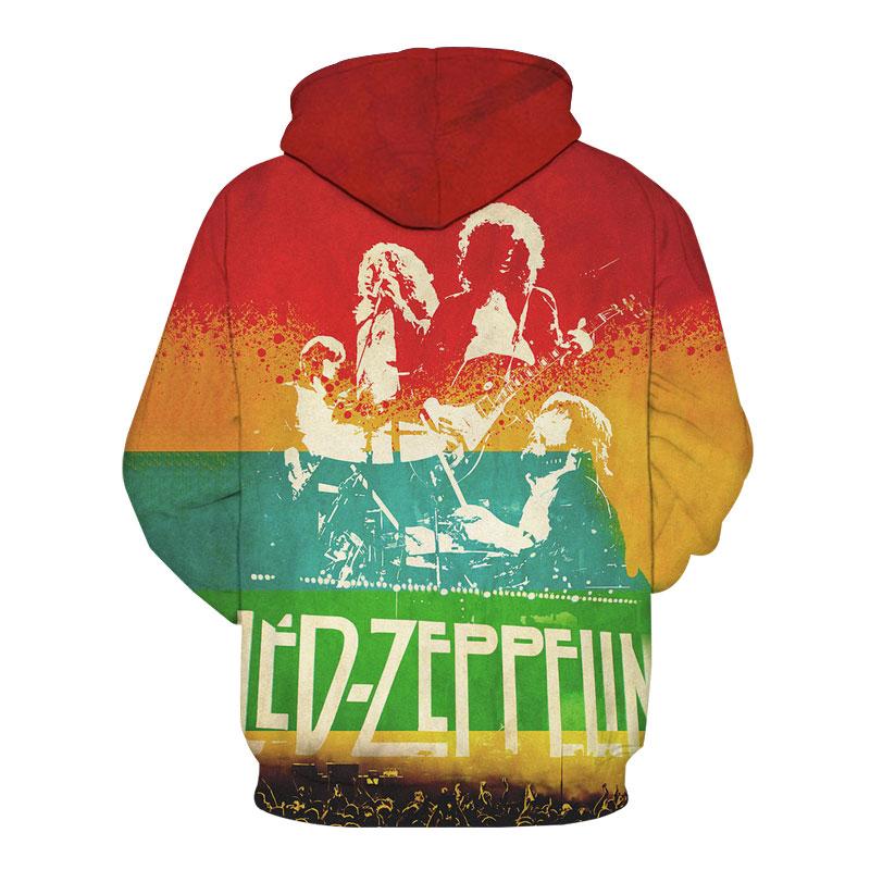 Led Zeppelin 3D full over print Hoodie, Sweater, TShirt LK-438