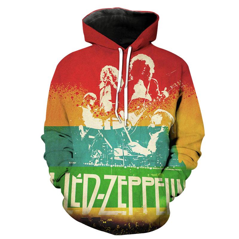 Led Zeppelin 3D full over print Hoodie, Sweater, TShirt LK-438