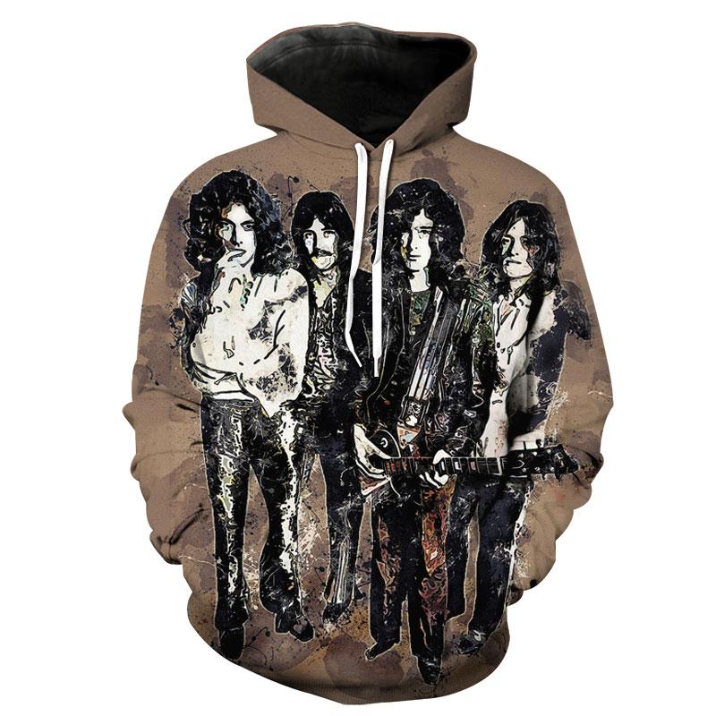 Led Zeppelin 3D full over print Hoodie, Sweater, TShirt LK-442
