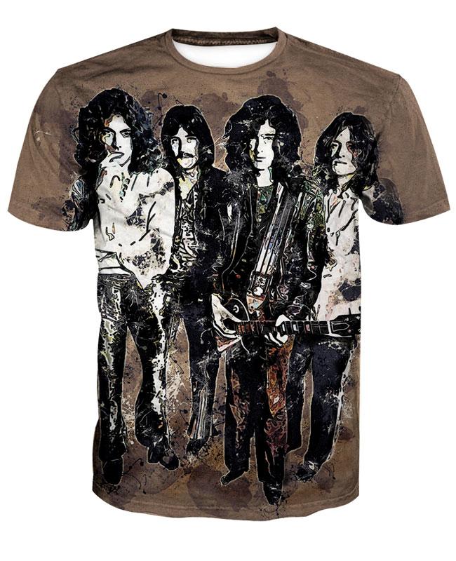 Led Zeppelin 3D full over print Hoodie, Sweater, TShirt LK-442